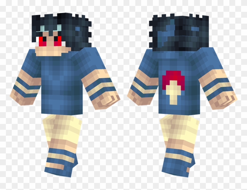 Sasuke - Uchiha Clan Minecraft Skin Clipart #929226