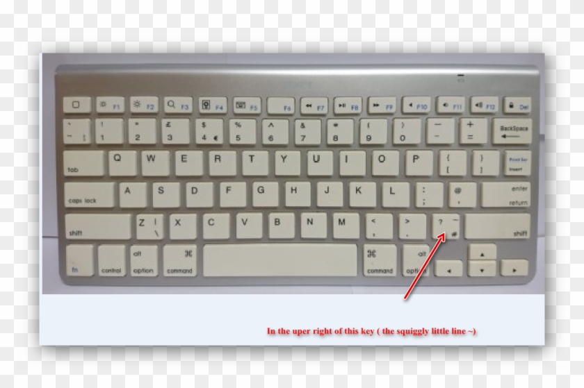 Wireless Keyboard Problem Forums Cnet Png Squiggly - Shift On A Mac ...