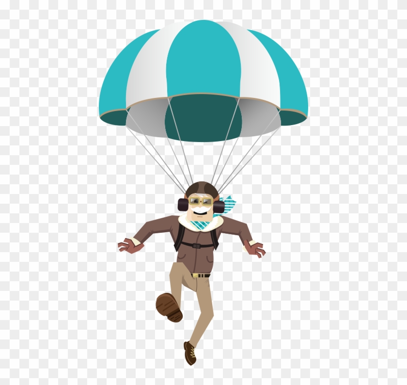 Tour Our Intuitive & Feature Packed Online Invoicing - Cartoon Parachute Png Clipart #929905