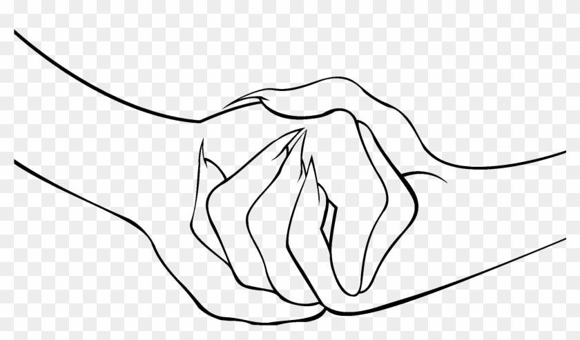 Holding Hands Png Photo - Drawing Clipart #930272