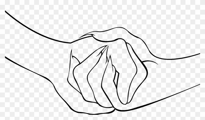 Holding Hands Png Photo - Drawing Clipart