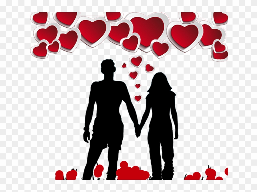 650 X 546 5 - Silueta De Parejas Tomados De La Mano Clipart #930394