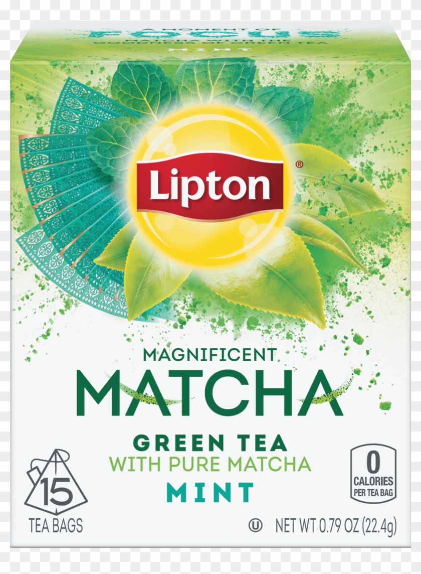 Mint Png - Matcha Green Tea Lipton Clipart #930553