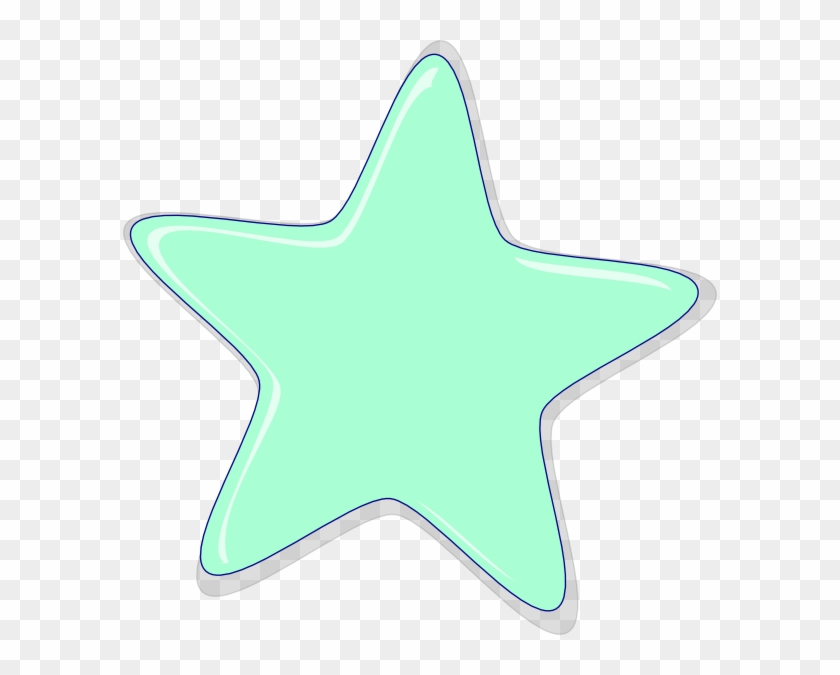 Small - Mint Green Star Clipart - Png Download