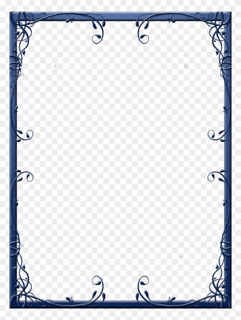 Dark Frame Png Pic - Gothic Frame Border Png Clipart #930765