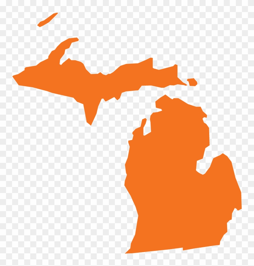 Michigan Clipart - State Of Michigan - Png Download #930883