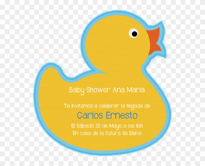 569 X 600 4 - Invitacion Baby Shower Unisex Patito Clipart