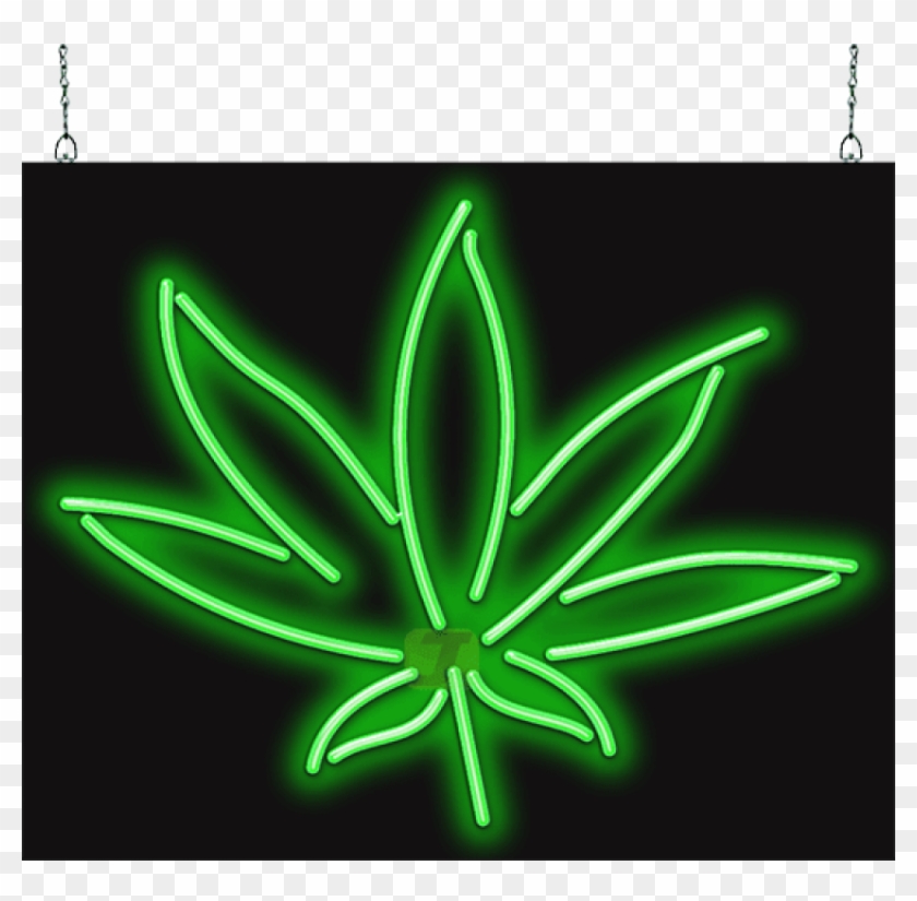 Free Png Download Weed Neon Sign Png Images Background - Weed Neon Sign Clipart #931106