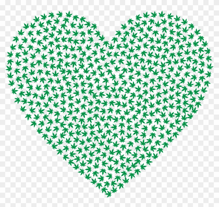 This Free Icons Png Design Of Marijuana Heart Green Clipart