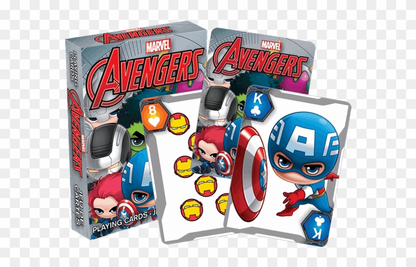 Chibi Playing Cards - Avengers Chibi Playing Cards Clipart #931241