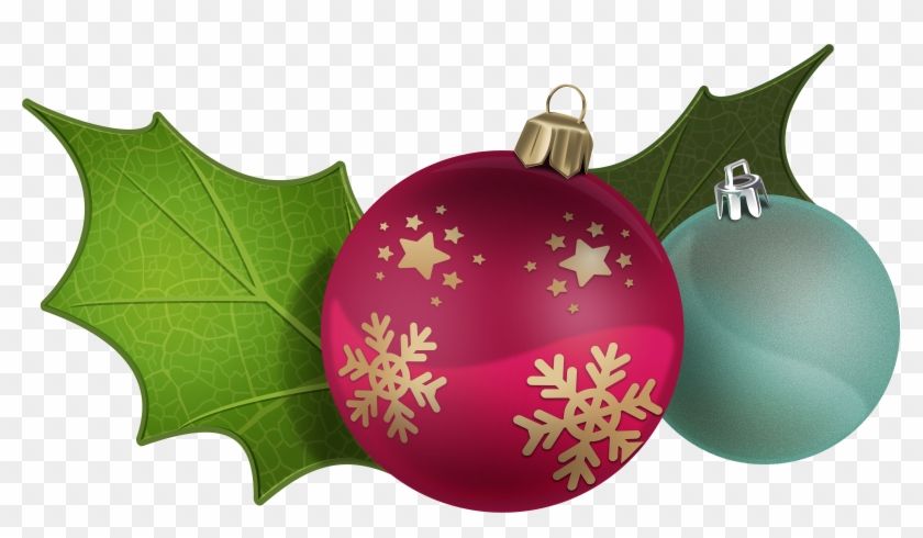 Balls With Png Image Gallery View Full - Christmas Ball Mistletoe Clipart #931833