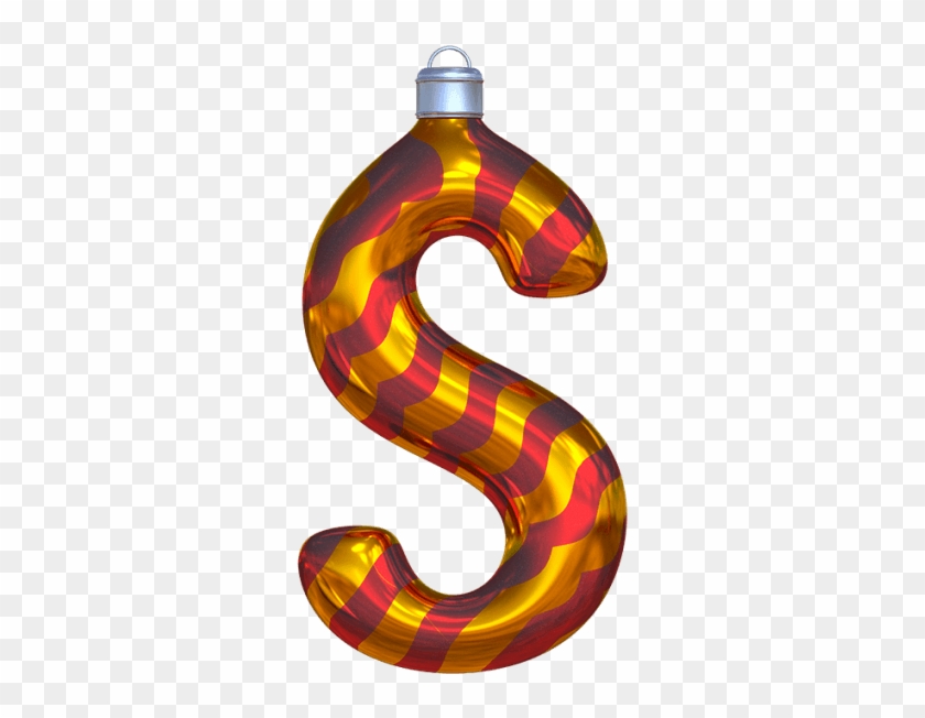 Christmas Ball Yellow Font - Snake Clipart #931951