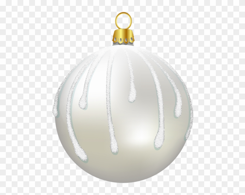 White Christmas Ornaments, Christmas Clipart, Christmas - Christmas Ornament - Png Download #931998