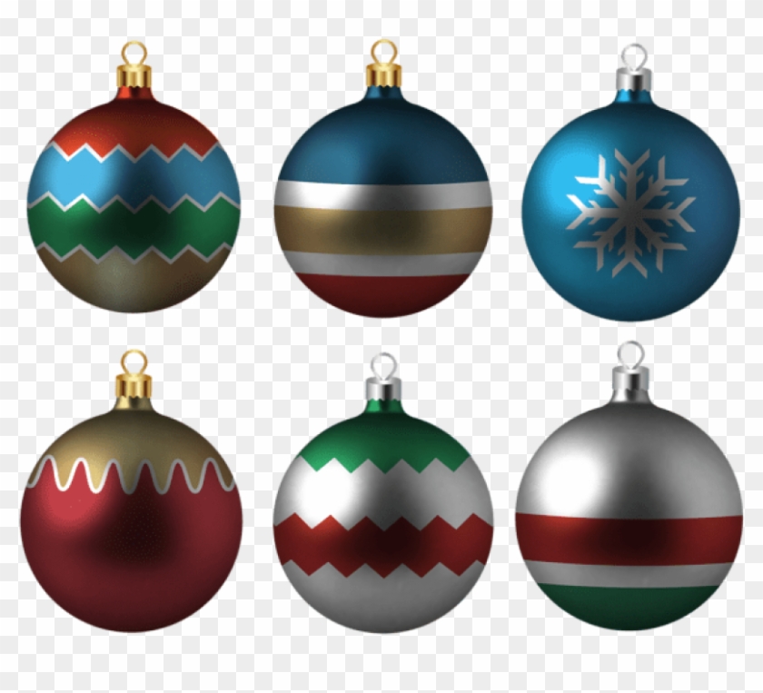 Free Png Christmas Ball Set Png Images Transparent - Christmas Ornament Clipart #932117