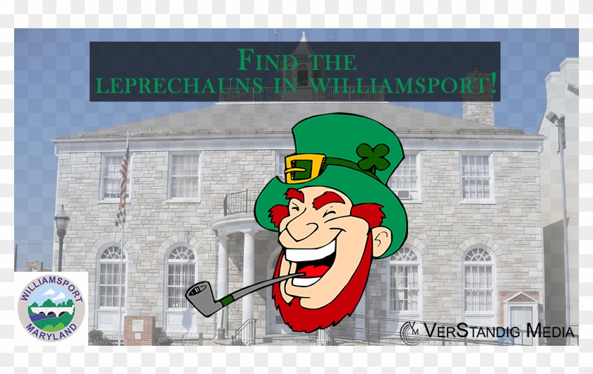 Find The Leprechauns In The Town Of Williamsport - Leprechaun Clipart #932118
