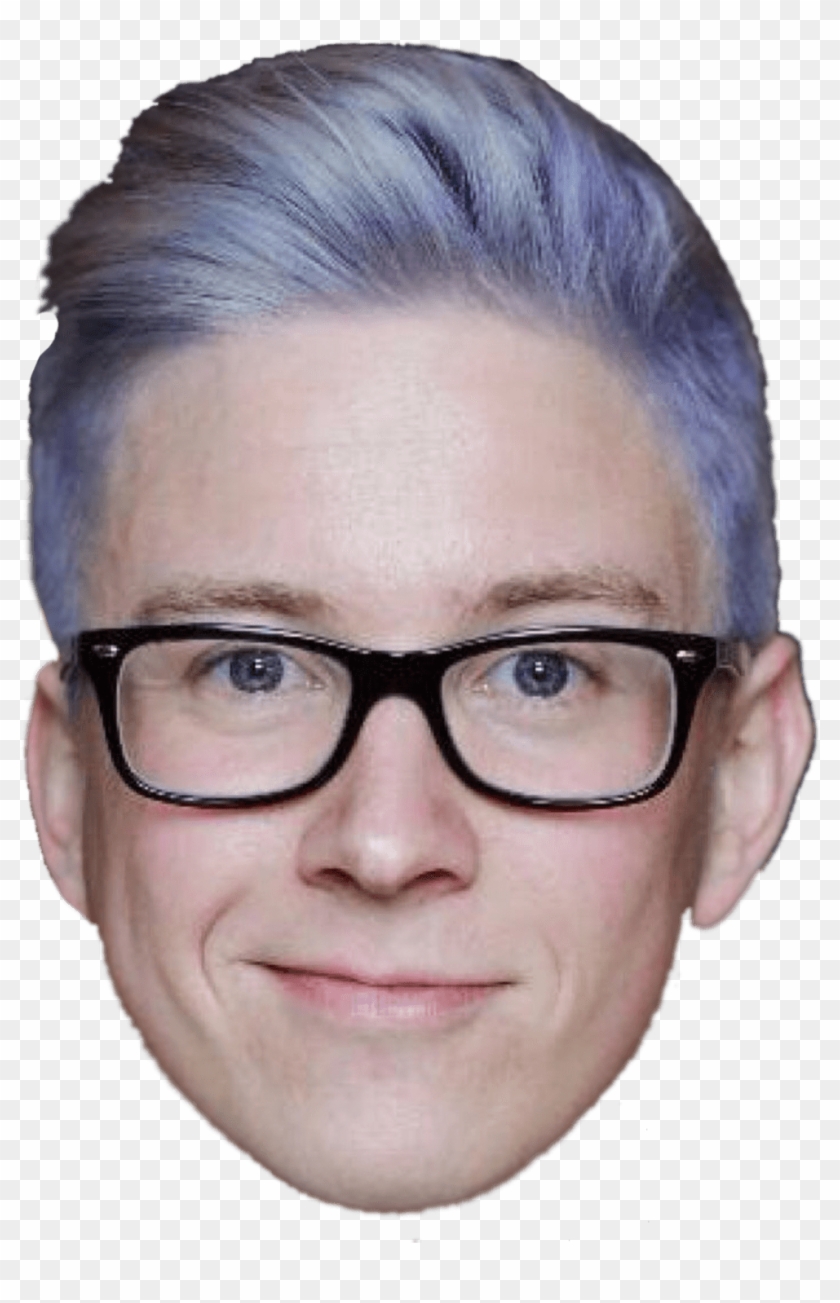 Tyler Oakley Front Face - Tyler Oakley Clipart #932329