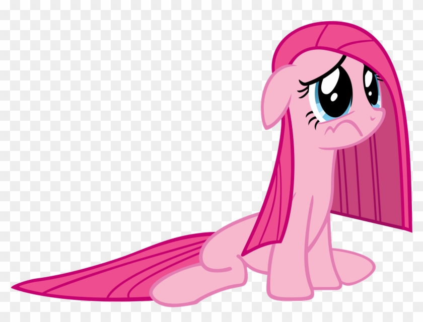 Pinkie Pie With A Deflated Mane - Pinkie Pie Sad Clipart