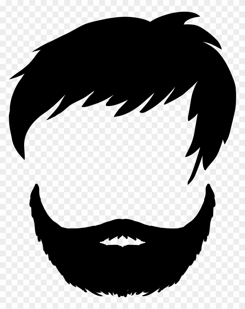Png Icon Free Download - Hair And Beard Icon Clipart #932743