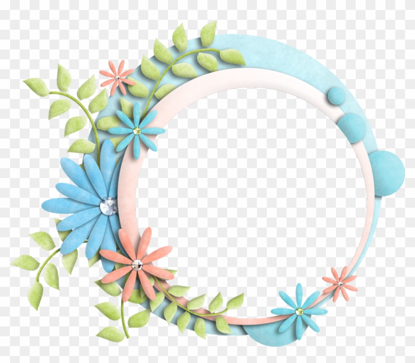Floral Photo Frame Png - Floral Frame Png Transparent Clipart