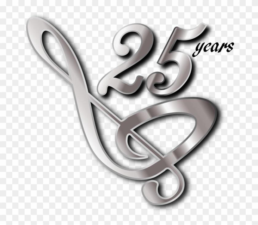 Silver Jubilee Anniversary Jubileum Golden Jubilee - 25th Silver Jubilee Logo Clipart