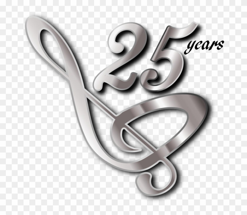 Silver Jubilee Anniversary Jubileum Golden Jubilee - 25th Silver Jubilee Logo Clipart #932943