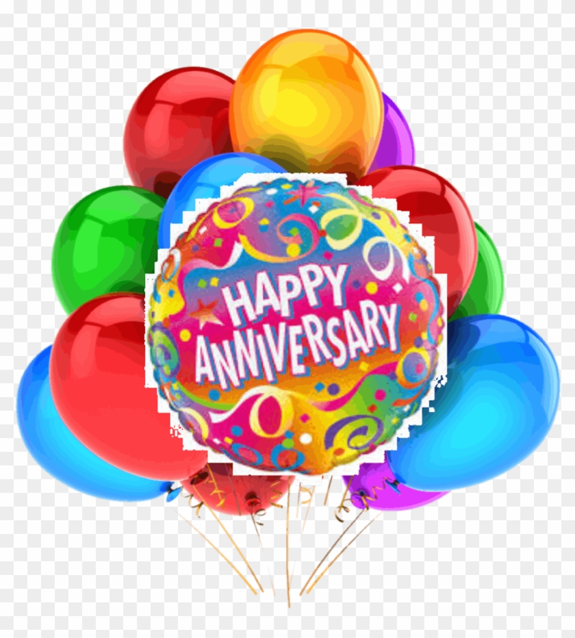 Balloon Bouquet Png - Happy Anniversary Balloon Png Clipart #932977