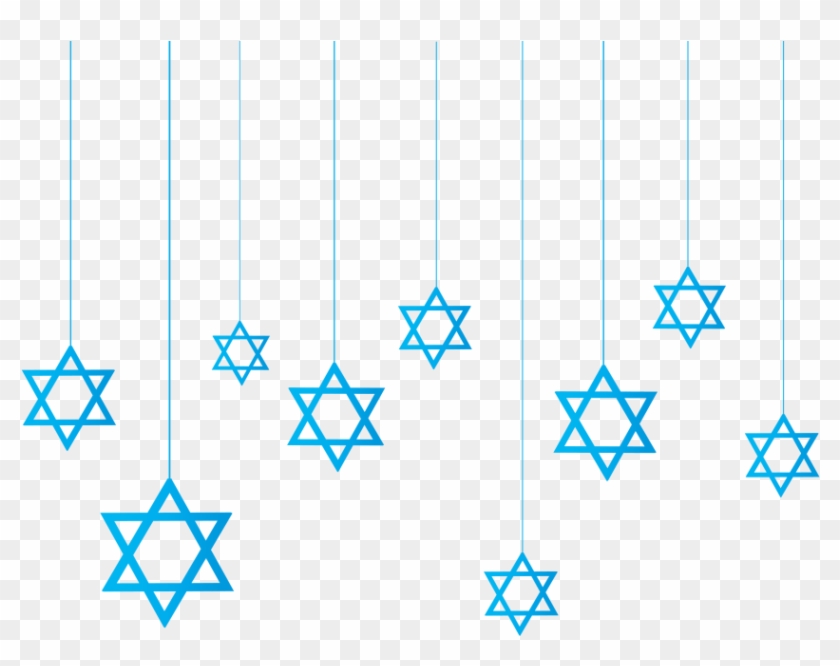 Star Of David Clipart Transparent Background - Hanging Star Of David Png #933504