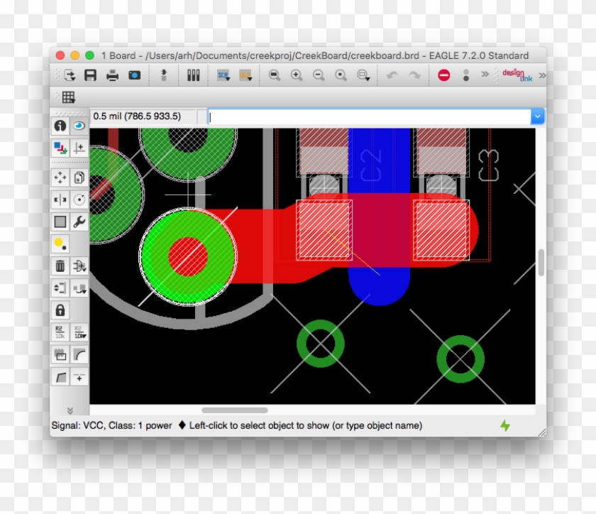 Free Download Eagle Pcb Layout Guidelines Osh Park - Circle Clipart