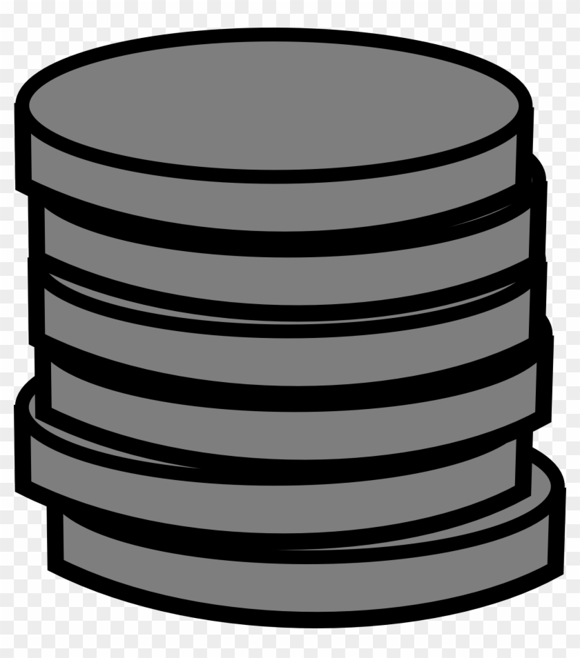 Money Grey Coins Pile - Silver Coins Clipart Transparent - Png Download #933854