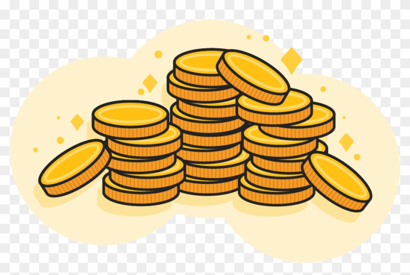 Large Pile Of Gold Coins - Money Clipart #933880
