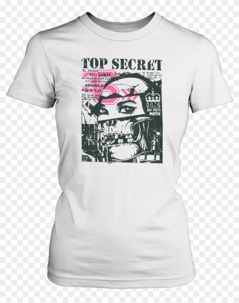 Top Secret Women T-shirt - Shirt Clipart #934184