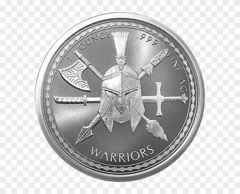 Spartan Warrior Silver - Silver Clipart