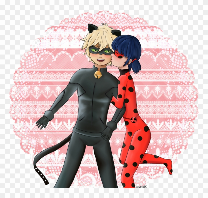 Miraculous Ladybug And Chat Noir By Rawrblueart Clipart