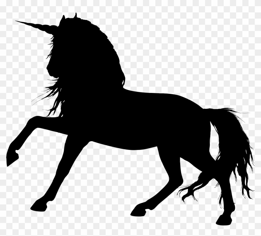 This Free Icons Png Design Of Wild Unicorn Silhouette Clipart #934701