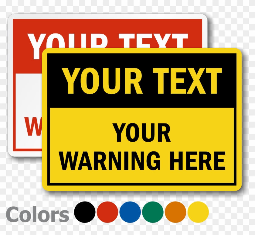 Zoom - Personalize - Warning Template Clipart #935692