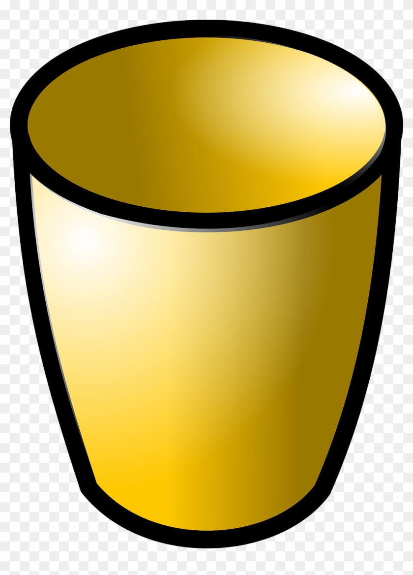 Trash Can Empty - Animated Cup Png Clipart