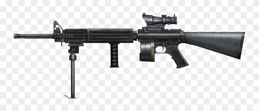 Representational Light Machine Gun - Airsoft Gun M4 G&p Clipart #935891