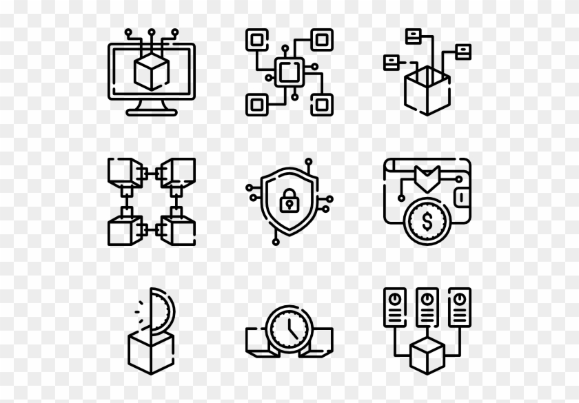 Blockchain - Travel Icon Transparent Background Clipart