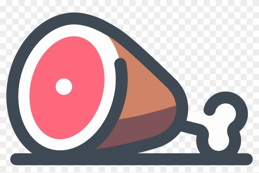 Ham Transparent File - Meat Icon Png Clipart