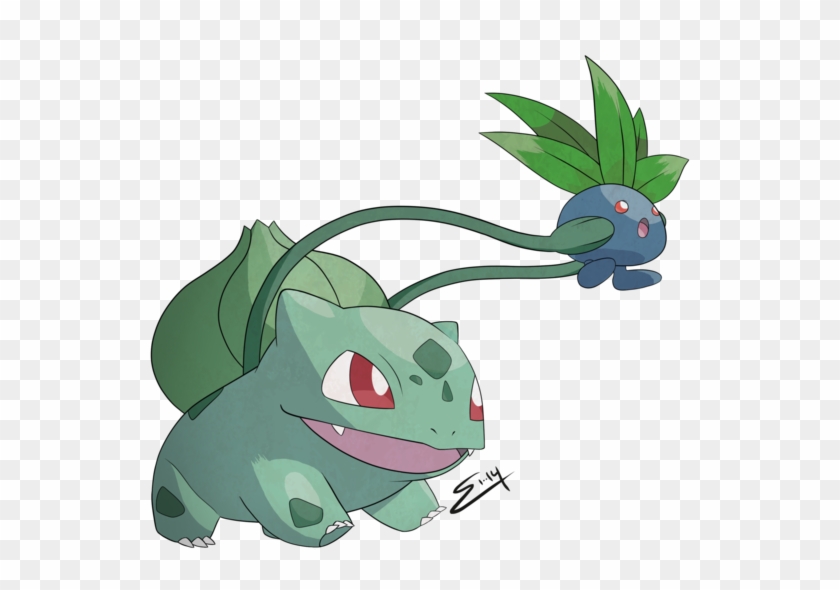 Tweety2468 - Pokemon Oddish Y Bulbasaur Clipart #936096