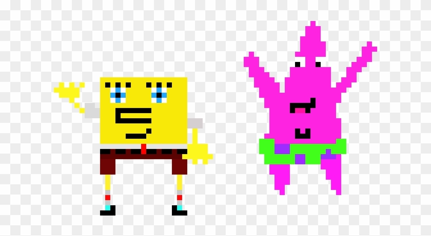 Spongebob And Patrick - Cartoon Clipart