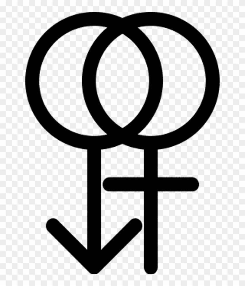 Woman Symbol Png - Gender Symbol For Lesbian Clipart
