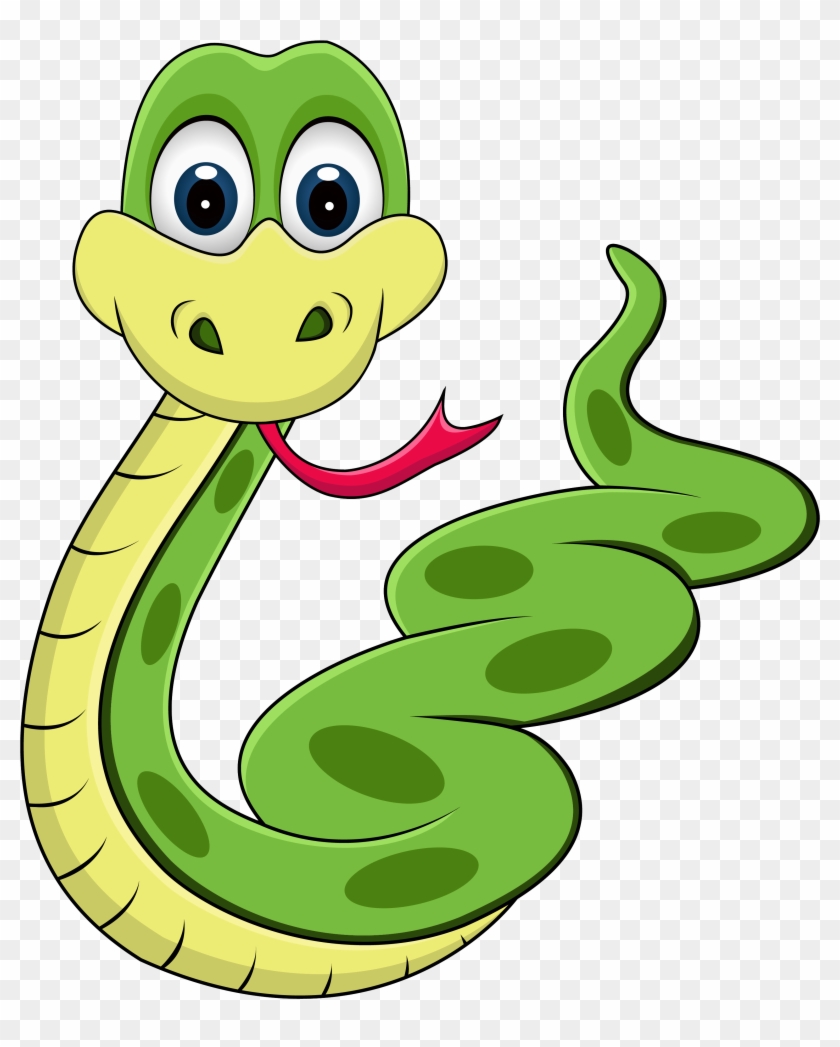 Snake Cartoon Clip Art - Snake Clipart - Png Download