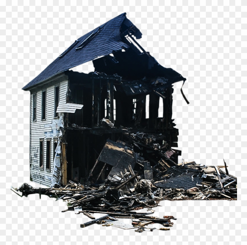 Burnt House Png Clipart