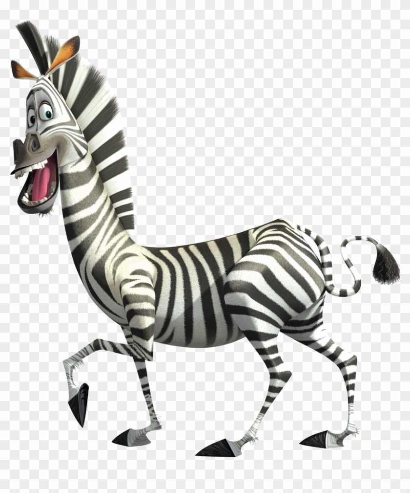 Marty The Zebra - Zebra Madagascar Clipart #936579
