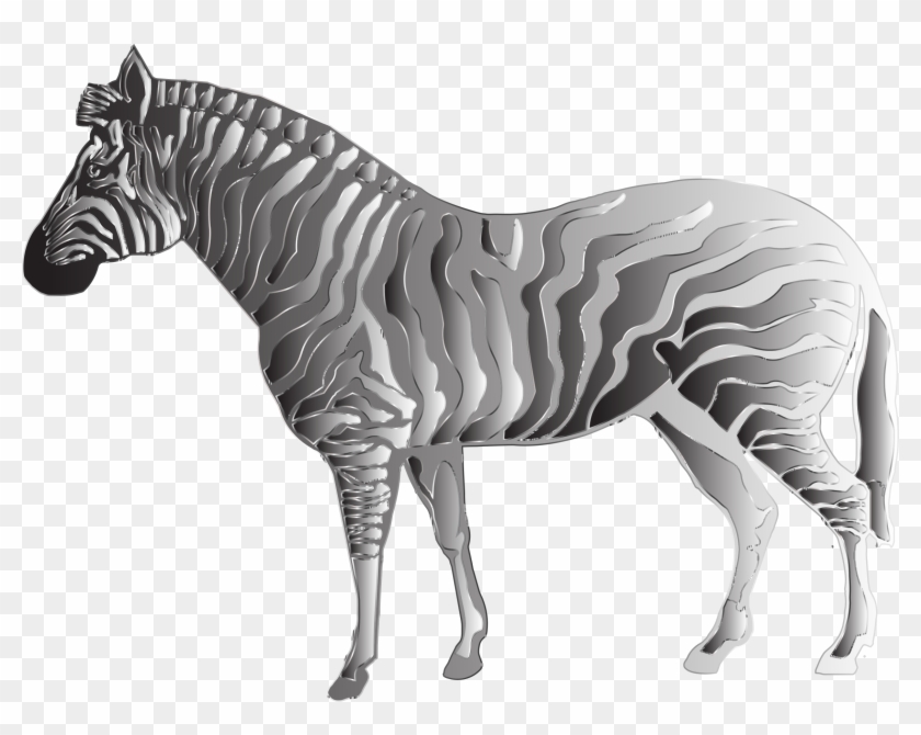 This Free Icons Png Design Of Monochrome Zebra 2 Clipart #936610