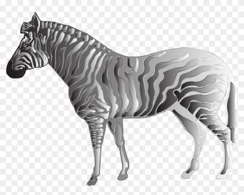 This Free Icons Png Design Of Monochrome Zebra 2 Clipart