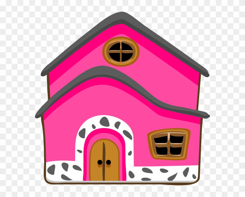 Mansion Clipart Pink Mansion - Green House Clipart - Png Download