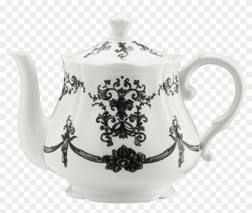 Teapot Babele Nero - Teapot Clipart