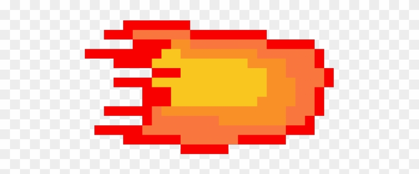 Fireball Clipart Pixel Sprite - Fireball Png Gif Pixel Transparent Png #936731